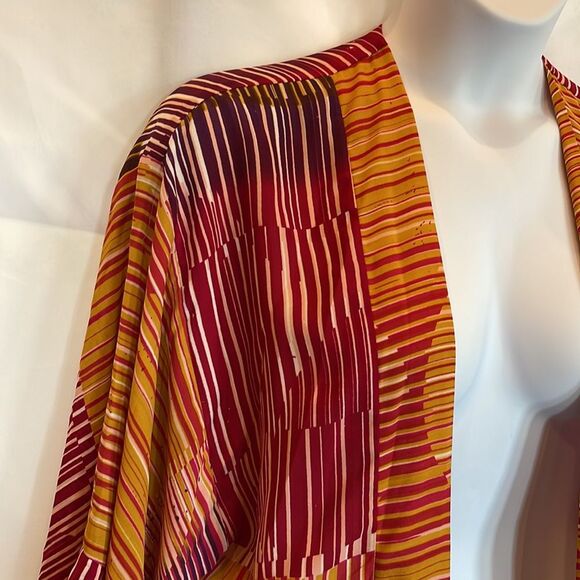 Cabi Kimono  3/4 sleeve Open Front Size Medium - Picture 3 of 11